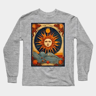 The Sun Tarot Card Major Arcana Long Sleeve T-Shirt